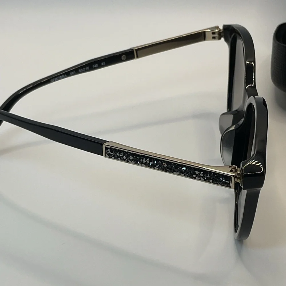 NEW Salvatore Ferragamo Sunglasses Black with Ombré lenses